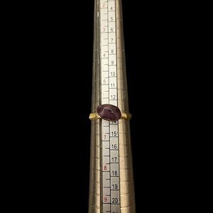 3 for $15 gold wire wrapped amethyst ring